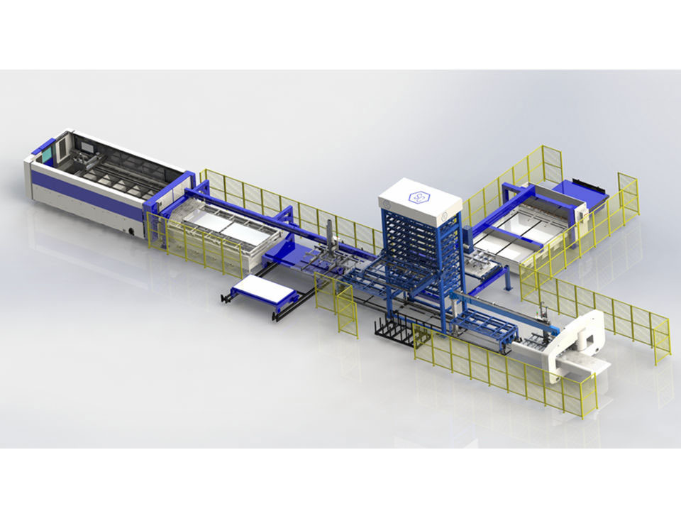 激光切割沖壓自動剪板生產(chǎn)線