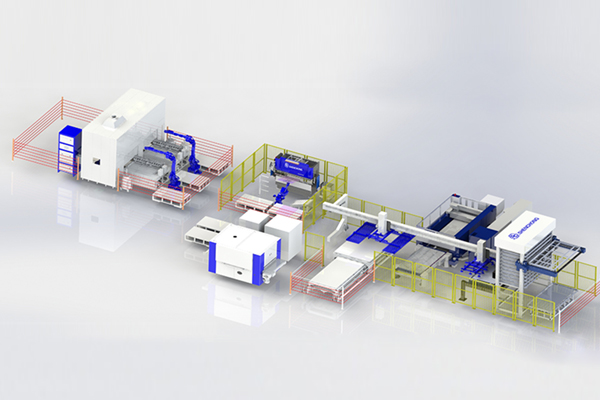 鈑金全自動化生產(chǎn)線
